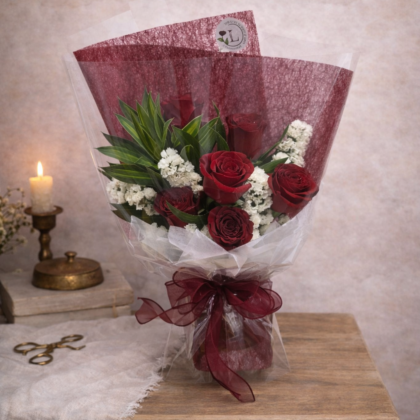 Red Roses with Fillers