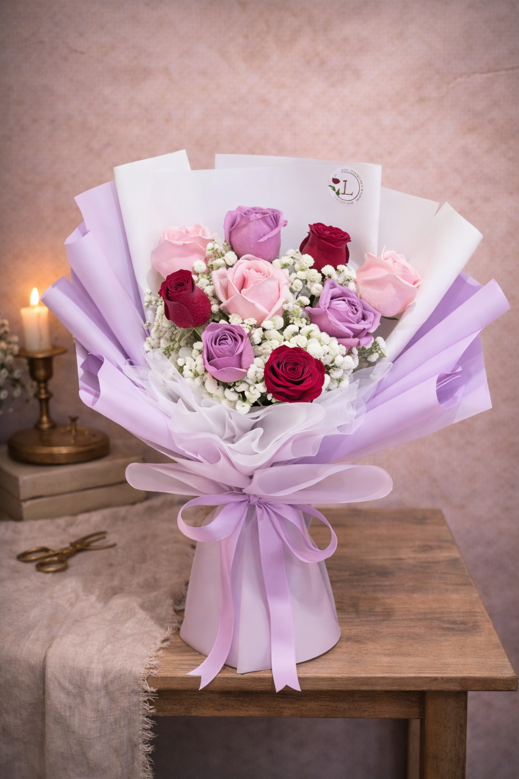 Red Pink Roses