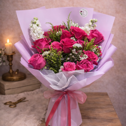 Dark Pink Roses