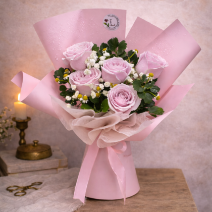 Pink Roses with Fillers