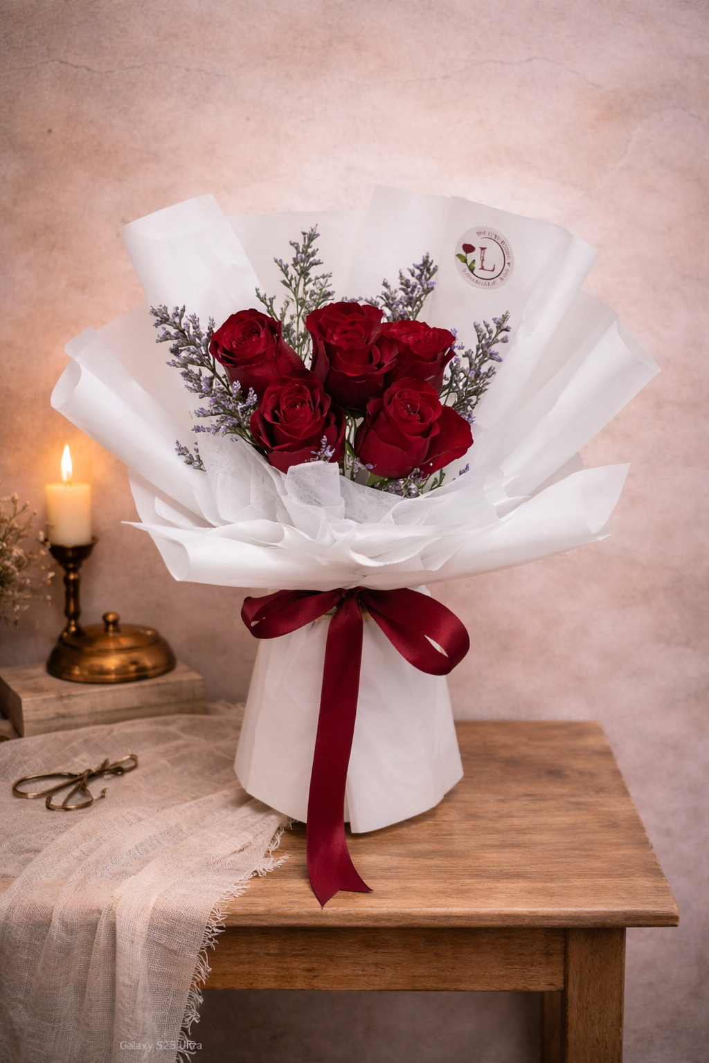 Red Roses with Fillers