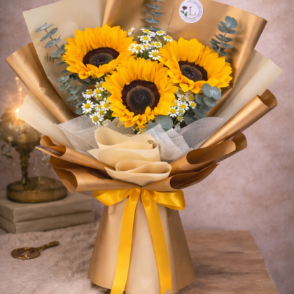 Sunflowers with fillers