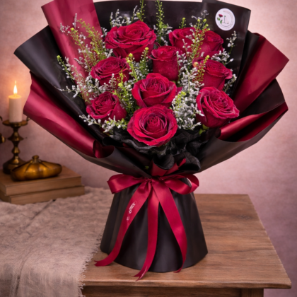 Red Roses with fillers