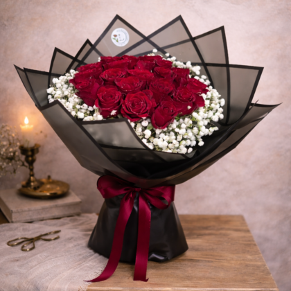 Premium Red Roses with Fillers