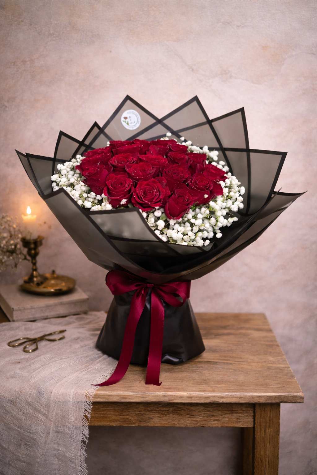 Premium Red Roses with Fillers